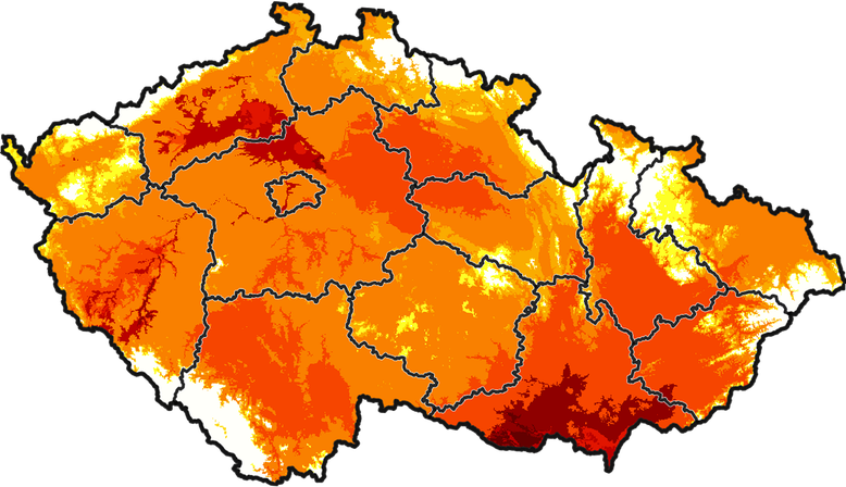 Dny zasažené horkou vlnou